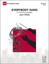 Everybody Sang Concert Band sheet music cover